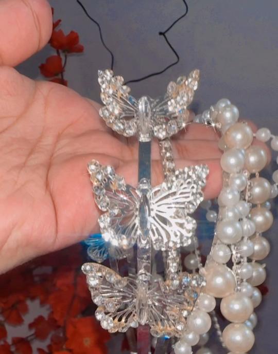 handmade butterfly hairband